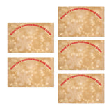 Wonky Dogs Santa Hats Holiday Greeting Cards (5-Pack)